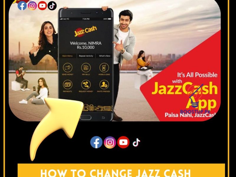 How to Change JazzCash Account Number