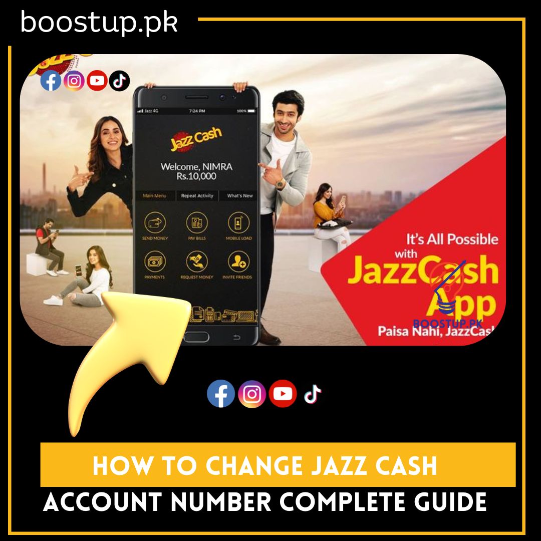 How to Change JazzCash Account Number